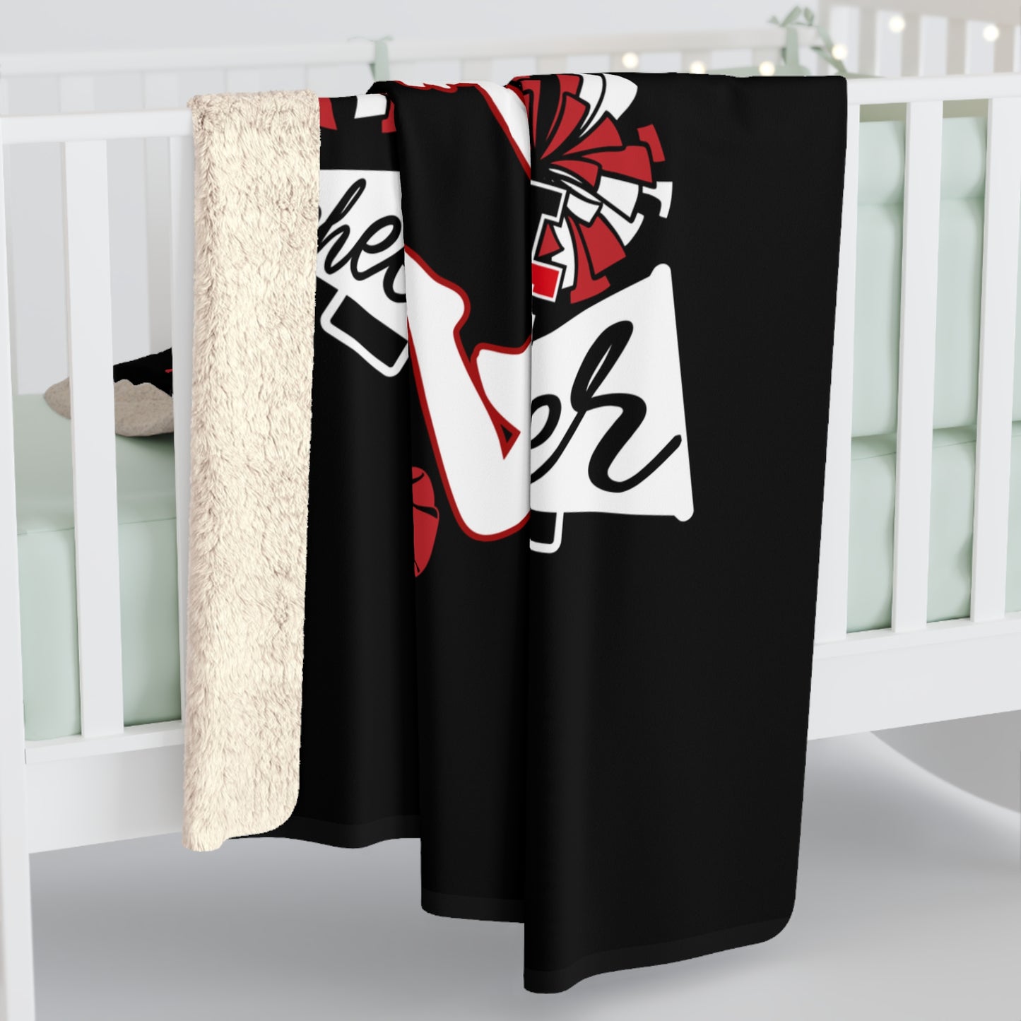 Templar MHS Cheer Swayzee Sherpa Fleece Blanket — Soft School Spirit Throw