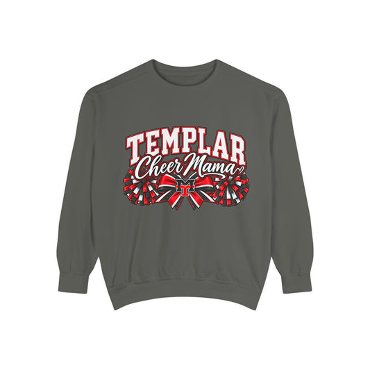 Templar Cheer Mama Sweatshirt — Pom-Pom Mom Crewneck