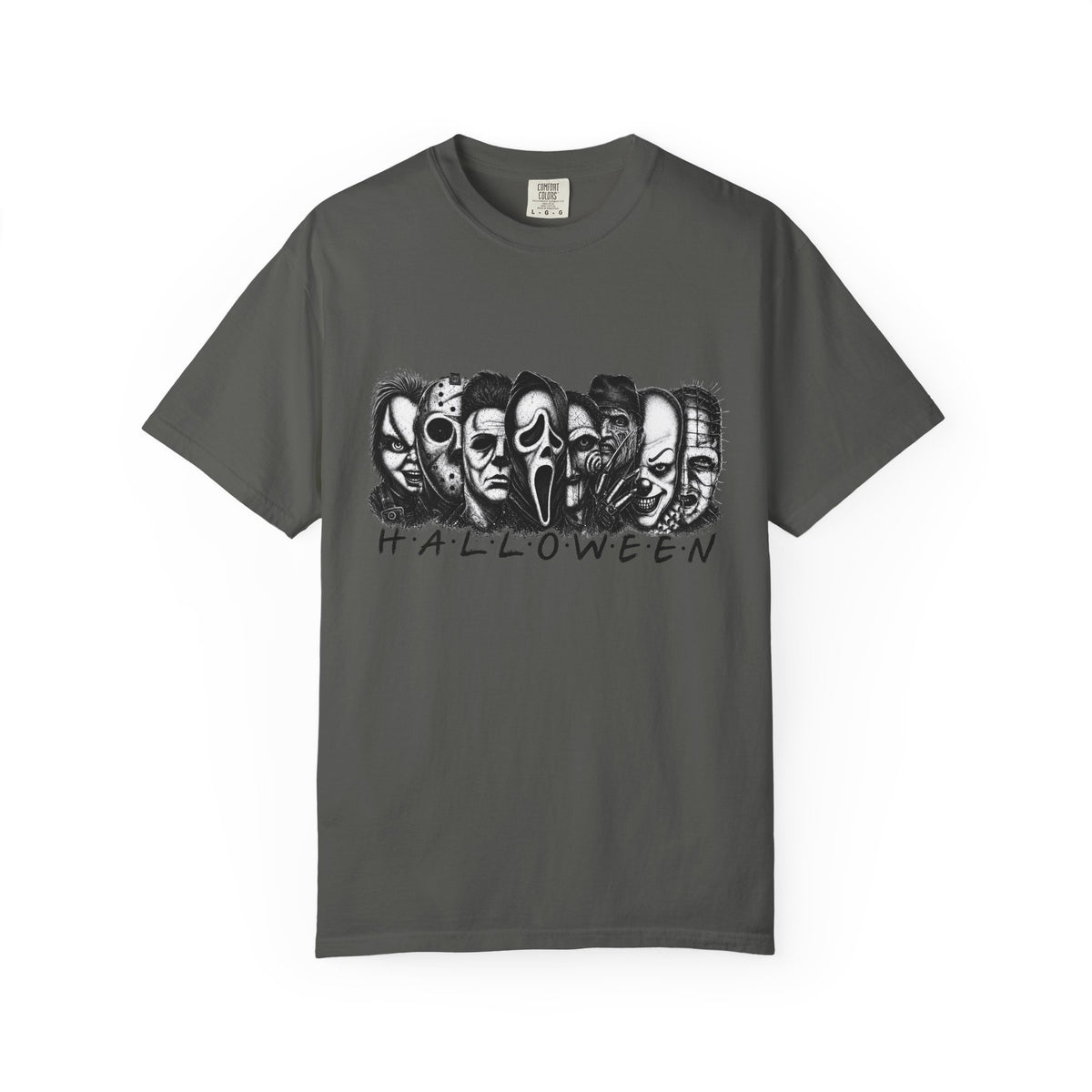 Halloween Mask Collage T-Shirt
