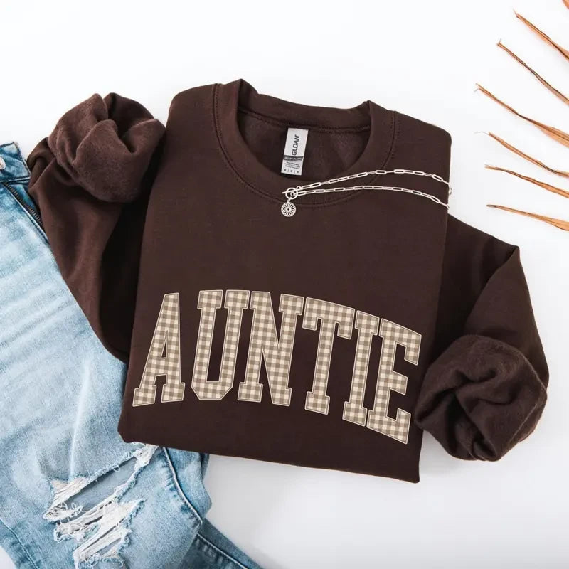 Gingham Mama Sweatshirt