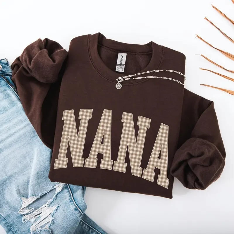 Gingham Mama Sweatshirt