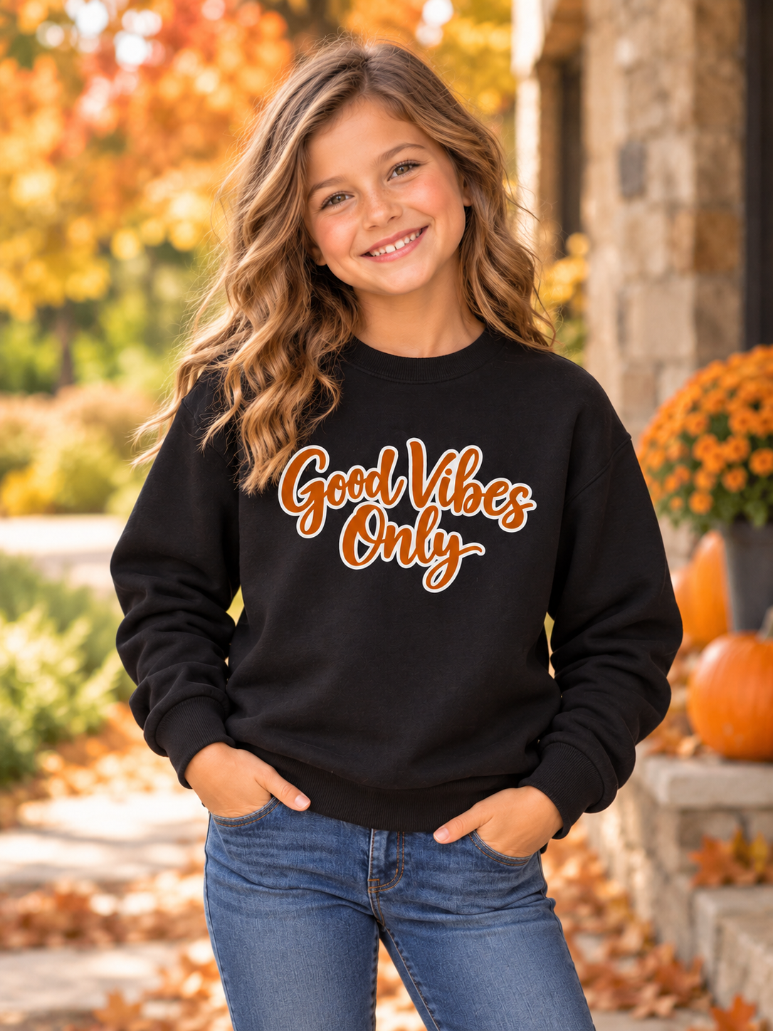 Good Vibes Only Youth Sweatshirt
